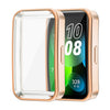 Para Huawei Band 8 ENKAY Hat-Prince Cobertura completa Caja de reloj de TPU suave galvanizada con protección de pantalla (Oro)
