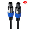 JUNSUNMAY Speakon macho a Speakon macho Cable adaptador de altavoz de audio con cierre a presión, longitud: 25 pies