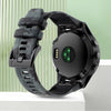 Correa de silicona para reloj Garmin Fenix 8 AMOLED de 47 mm y 22 mm con diseño de camuflaje (negro camuflaje)