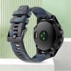 Correa de silicona para reloj Garmin Fenix 8 MIP de 47 mm y 22 mm (camuflaje cian roca)
