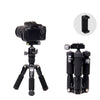 JMARY KT25 + H30 para Selfie Live Streaming Juego de mini trípode de escritorio portátil ligero