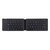 BT18 Teclado Bluetooth Teclado inalámbrico plegable magnético para teléfonos celulares, tabletas, computadoras (negro)