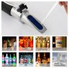 RZ116 Refractómetro Alcohol Refractómetro digital automático 0-80 Glicol Handheld ATC BRIX Refractómetro Caja de cerveza