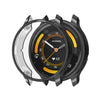 Para Garmin Venu 3 ENKAY Hat-Prince Estuche de reloj de TPU galvanizado de cobertura total con protección de pantalla (negro)