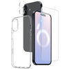 Carcasa NORTHJO 3 en 1 iPhone 16 Plus | Transparente TPU + Vidrio Templado + Protector de Lente