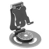 Soporte para teléfono de escritorio giratorio de 360 grados, plegable y portátil G62 (gris)