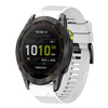 Correa de silicona de liberación rápida para reloj Garmin Enduro 3 de 26 mm (blanca)