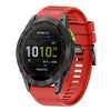 Correa de silicona de liberación rápida para reloj Garmin Enduro 3 de 26 mm (roja)