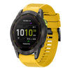 Correa de silicona de liberación rápida para reloj Garmin Enduro 3 de 26 mm (amarilla)