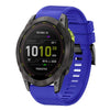 Correa de silicona de 26 mm de liberación rápida para reloj Garmin Enduro 3 (azul oscuro)