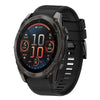 Correa de silicona de liberación rápida para reloj Garmin Fenix 8 AMOLED de 47 mm y 22 mm (negra)