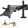 NB H100-FP para mecanismo de resorte de gas de 10-17 pulgadas, brazo de movimiento completo, placa VESA, soporte para ordenador portátil de escritorio