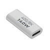 Adaptador de transmisión USB 3.1 tipo C a tipo C 40 Gbps 8 K Carga de 140 W 5 A, especificación: Tipo C hembra a hembra
