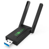 ZT02 para PC de escritorio, portátil, adaptador inalámbrico WiFi de doble banda sin controlador USB3.0 5G 1200Mbps