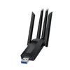 A07 Adaptador de red inalámbrico para computadora de alta velocidad USB3.0 sin controlador de doble banda de 4 antenas