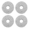 JUNSUNMAY 4 piezas de repuesto de almohadillas de fregona lavables para ECOVACS DEEBOT X1 Turbo / X2 Omni / T20 Pro (gris)