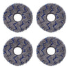 JUNSUNMAY 4 almohadillas de repuesto lavables para fregona ECOVACS DEEBOT X1 Turbo / X2 Omni / T20 Pro (azul + gris)