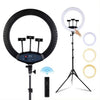 Anillo de luz LED para fotografía JMARY FM-19RS, 19 pulgadas, control táctil (enchufe estadounidense)