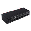 Amplificador de potencia 2 en 6 salidas Selector de altavoz conmutador de altavoz estéreo de 6 regiones