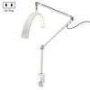 HD-M3X para extensiones de pestañas/tatuajes/lámpara de iluminación para decoración de uñas lámpara de escritorio de media luna con clip de 16 pulgadas (enchufe de EE. UU.)