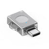 JS-103 Convertidor USB a Type-C 3.0 Adaptador OTG de disco U de alta velocidad (Plata)
