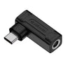 Adaptador de carga de computadora macho de 140 W CC 5 V/9 V/20 V hembra a USB-C/tipo C (DC 6006 Q)