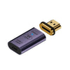 Adaptador convertidor tipo C hembra a HDMI 2.0 macho 4K 60Hz HD Enchufe magnético (púrpura oscuro)