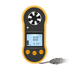 Anemómetro digital RZ818 Instrumento de medición de velocidad y temperatura del viento portátil