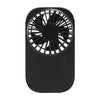 Ventilador de cuello colgante recargable portátil F11 Ventilador de mano de refrigeración Ventilador de escritorio de 3 velocidades (negro)