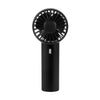 F10 Ventilador de refrigeración de verano recargable de 3 velocidades de viento Mini ventilador de mano (negro)