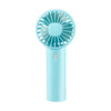 Mini ventilador de mano recargable de 3 velocidades F10 para verano (azul)