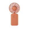 F458 con cuerda para el cuello Mini ventilador de mano plegable ajustable de verano de 3 velocidades (naranja)