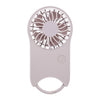 F12 3 velocidades de viento Ventilador de enfriamiento de verano al aire libre Hebilla colgante Mini ventilador de mano (rosa)