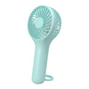S13 Ventilador de enfriamiento de verano portátil Hebilla colgante Mini ventilador de mano de 3 velocidades de viento (azul bebé)