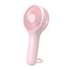 S13 Ventilador de enfriamiento de verano portátil Hebilla colgante Mini ventilador de mano de 3 velocidades de viento (rosa)