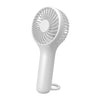 S13 Ventilador de enfriamiento de verano portátil Hebilla colgante Mini ventilador de mano de 3 velocidades de viento (blanco)
