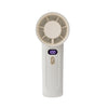 FC1 100 niveles de velocidad del viento Enfriador de verano Ventilador de escritorio Ventilador de mano con turbina (blanco)