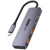 T-508 4 en 1 Estación de acoplamiento tipo C USB 3.2 Hub Notebook Tablet Smartphone Splitter Converter