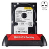 Soporte de disco duro USB 575D Caja de disco duro móvil para computadora portátil Base de disco duro SATA IDE de 2,5 / 3,5 pulgadas, Enchufe: Enchufe del Reino Unido