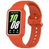 Para Huawei Band 9 NFC Banda de reloj de silicona integrada con marco de dos colores (naranja)