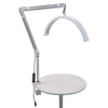 HD-M3X Pro Lámpara de tecnología de pestañas con brillo ajustable para escritorio de uñas con luz de media luna de 16 pulgadas, enchufe: enchufe AU (blanco)