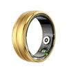 Anillo inteligente R06 TAMAÑO 9, compatible con frecuencia cardíaca / oxígeno en sangre / monitoreo del sueño / múltiples modos deportivos (dorado)