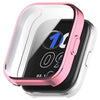 Para Amazfit Bip 5 Unity Caja de reloj de TPU de cobertura total (rosa galvanizada)
