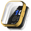 Para Amazfit Bip 5 Unity Caja de reloj de TPU de cobertura total (oro galvanizado)