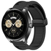 Correa de silicona con hebilla magnética plegable para Huawei Watch Buds de 22 mm (negra)