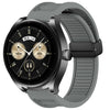 Correa de silicona con hebilla magnética plegable para Huawei Watch Buds de 22 mm (gris)