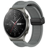 Para Huawei GT2 Pro Correa de reloj de silicona con hebilla magnética plegable de 22 mm (gris)