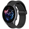 Para Amazfit GTR 3 Correa de reloj de silicona con hebilla magnética plegable de 22 mm (negro)