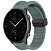 Para Amazfit GTR 2e Correa de reloj de silicona con hebilla magnética plegable de 22 mm (cian roca)