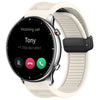 Para Amazfit GTR 2 Correa de reloj de silicona con hebilla magnética plegable de 22 mm (luz de estrella)